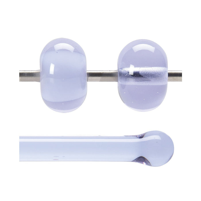 Light Neo-Lavender Shift Transparent Bullseye Rod 1842