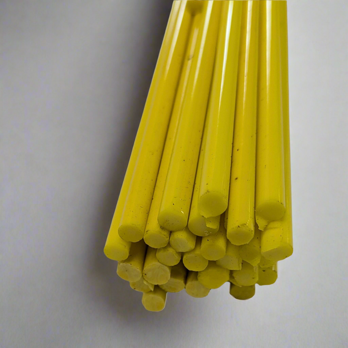 50cm Bright Acid Yellow Opaque Effetre Rod Ltd Ed.