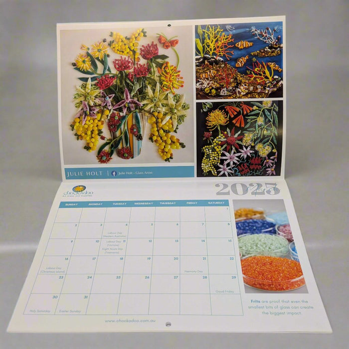 Glass Art Calendar 2025