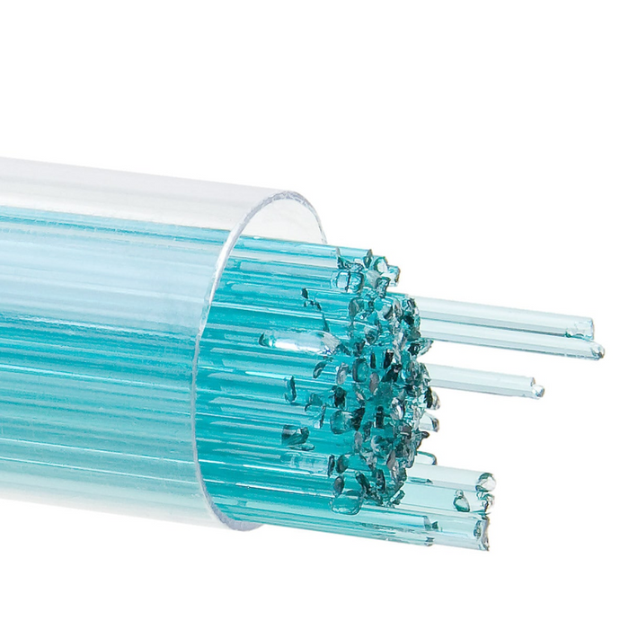 Light Aquamarine Blue Transparent Bullseye Stringer 1408