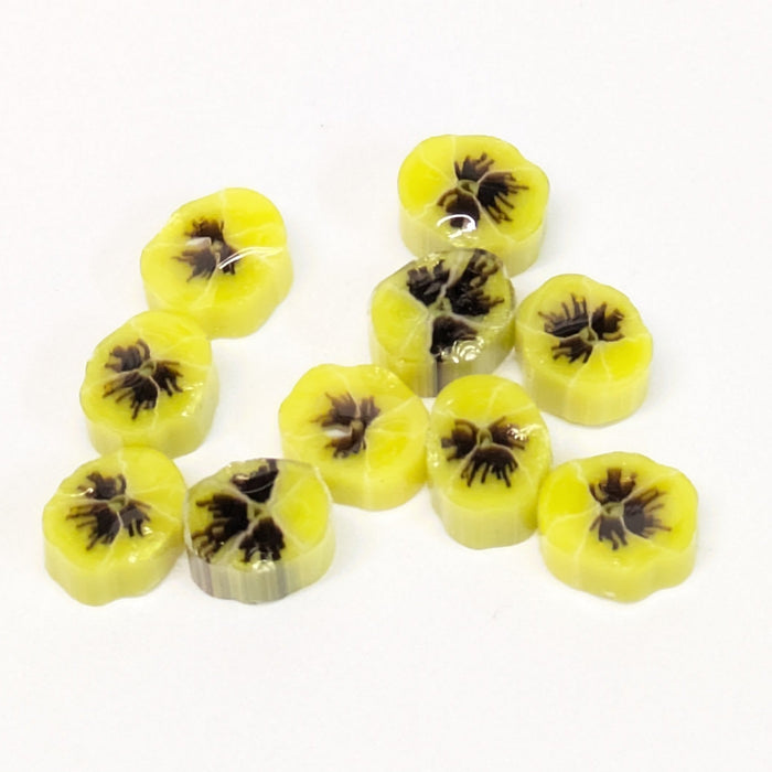 Pansy Flower Millefiori Murrine COE090