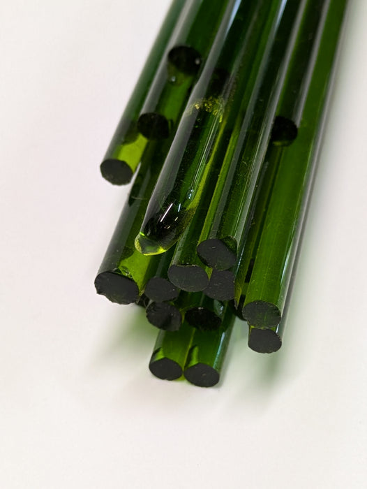 50cm Dark Grass Green Transparent Effetre Rod Ltd Ed.