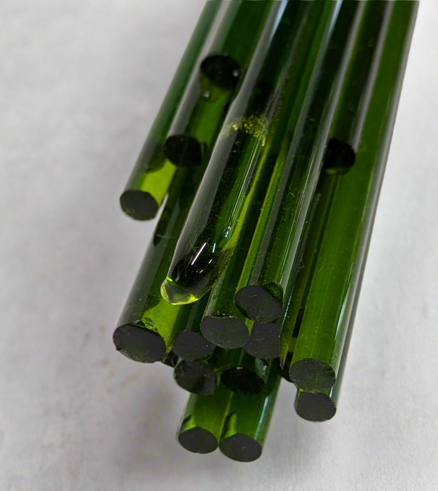 50cm Dark Grass Green Transparent Effetre Rod Ltd Ed.