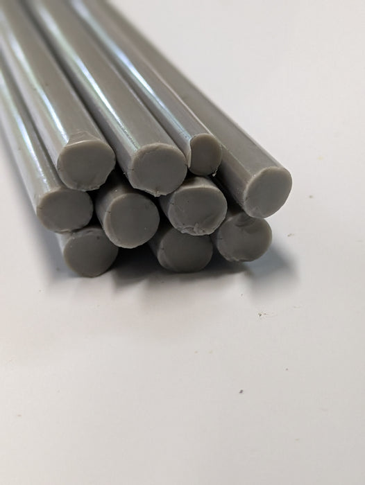 50cm Light Grey Opaque Effetre Rod Ltd Ed.