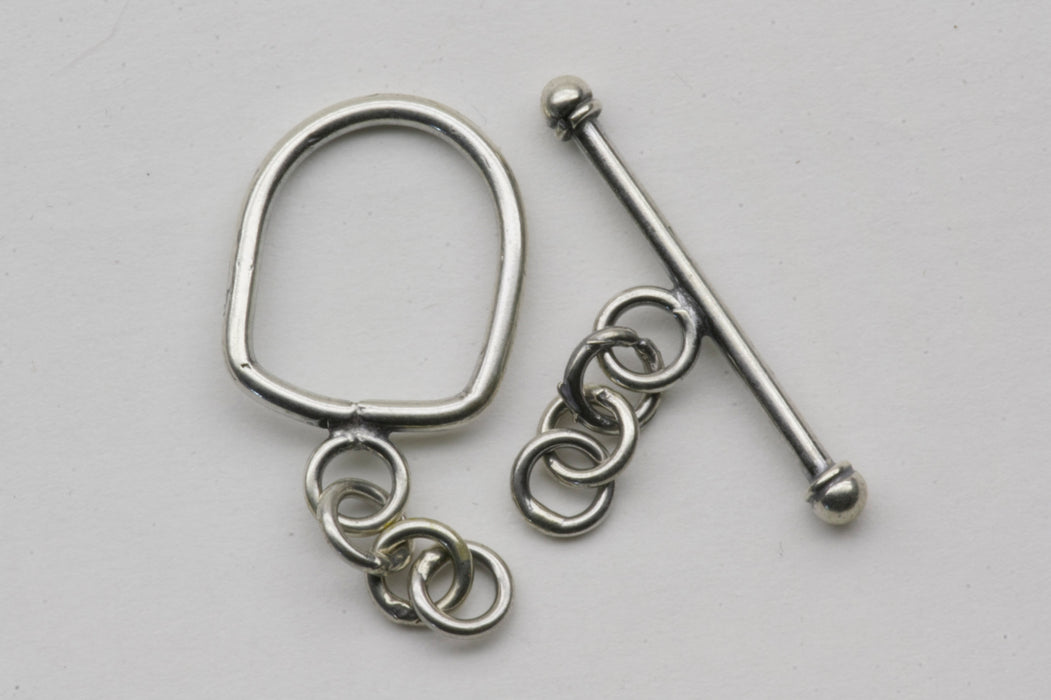 Sterling Silver Simple Toggle