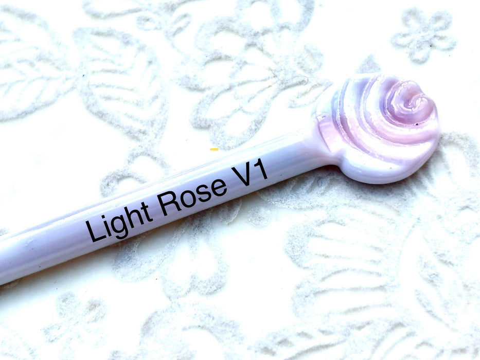 Light Rose V1 Opaque Vetrofond Rod 260