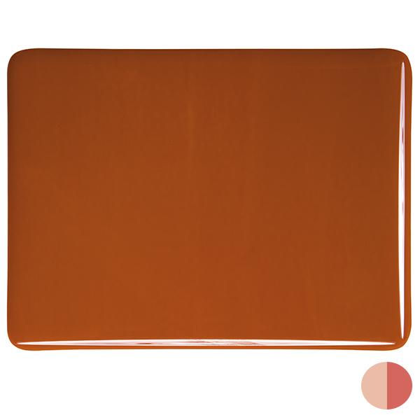 Burnt Orange Opaque Bullseye Sheet 329